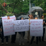 Foto: Doc. Pribadi Massa Aksi Solidaritas dengan Tulisan Perlawanannya